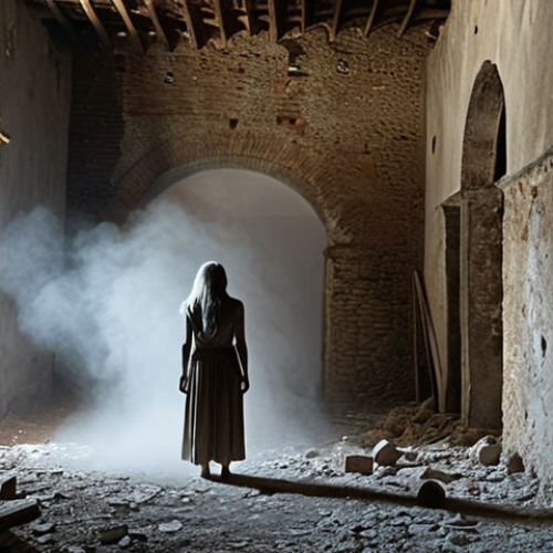 **Prompt 1: The Ephemeral Nature of Sound Art**
    "An ethereal, translucent sound wave visually dissipating into the ancient, textured walls of an abandoned Tuscan mill. A lone, contemplative figure stands in awe, reaching out as if to grasp the fleeting auditory experience. The scene conveys a sense of existential anxiety about loss, rendered with soft, melancholic lighting and atmospheric dust, symbolizing the inherent impermanence of sound art. Dreamlike, fine art photography style."